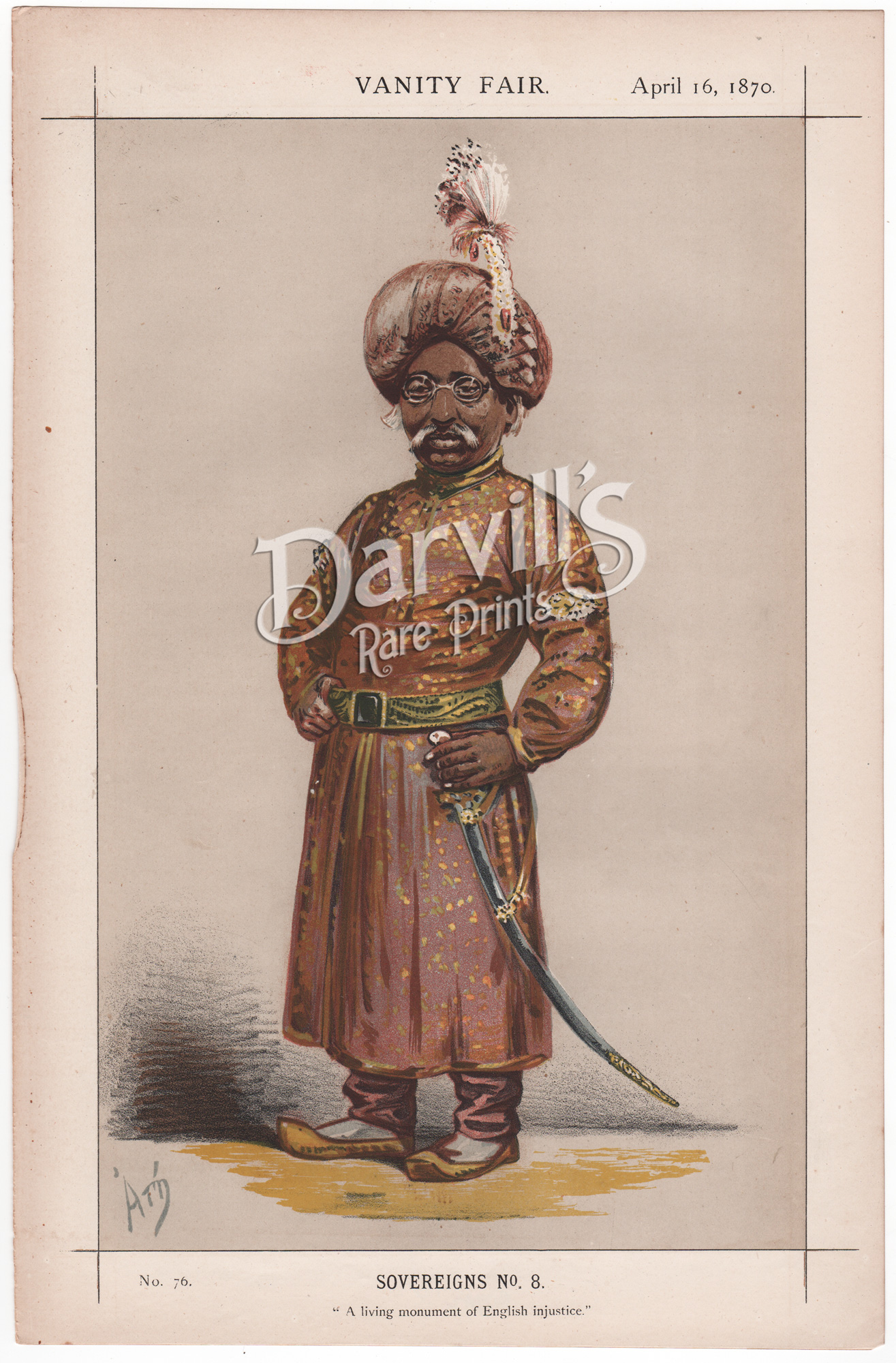 The Nawab Nazim of Bengal, Behar, and Orissa April 16, 1870