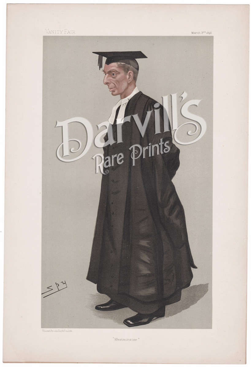 Headmaster of Westminster School March3 1898
