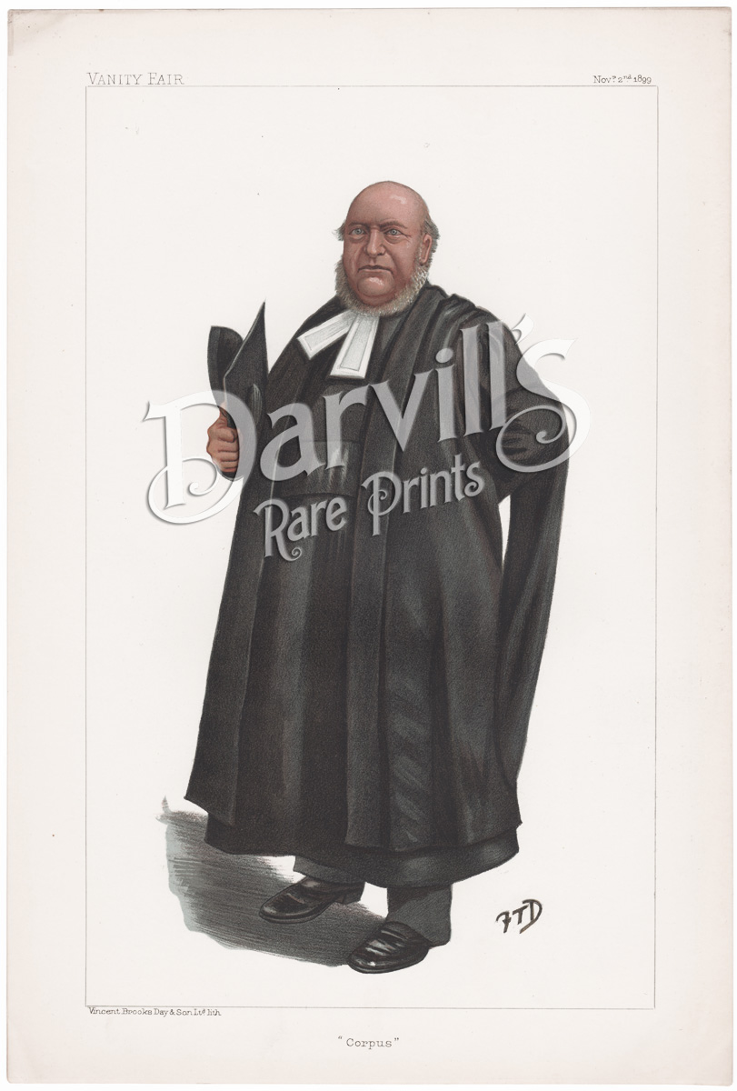 Rev Thomas Fowler Nov 2 1899