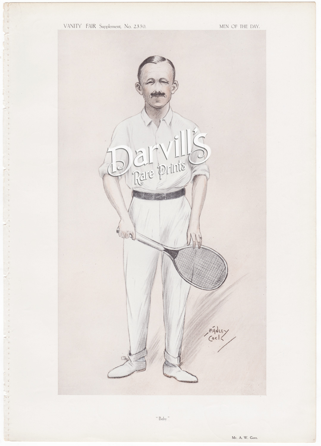Mr A. W. Gore (July 2, 1913)