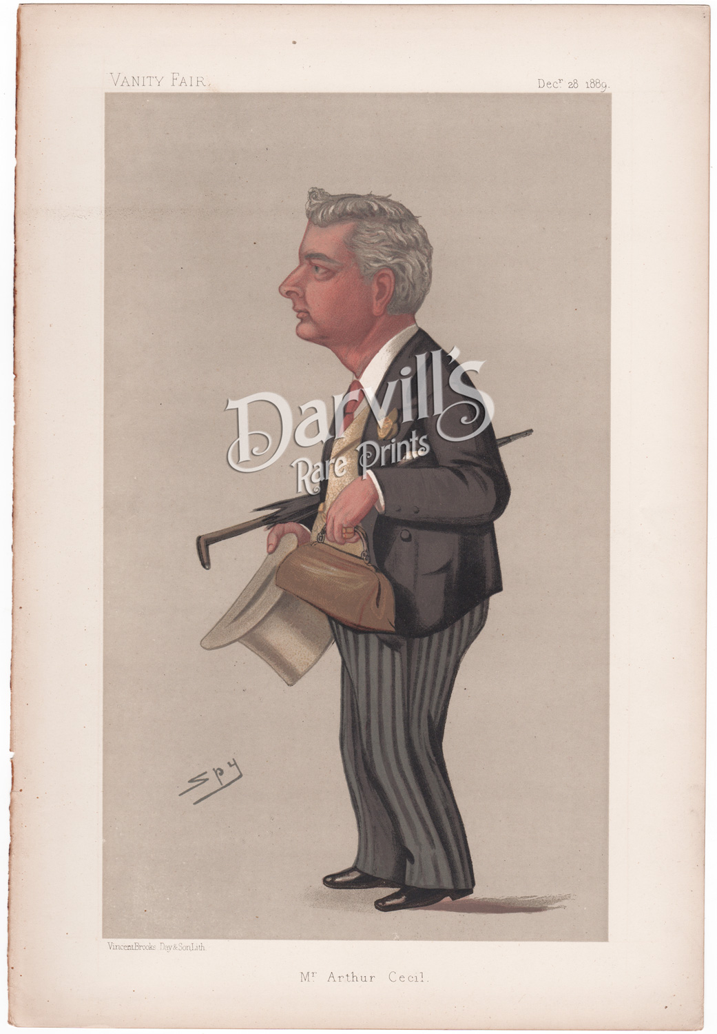Mr Arthur Cecil Dec 28 1889