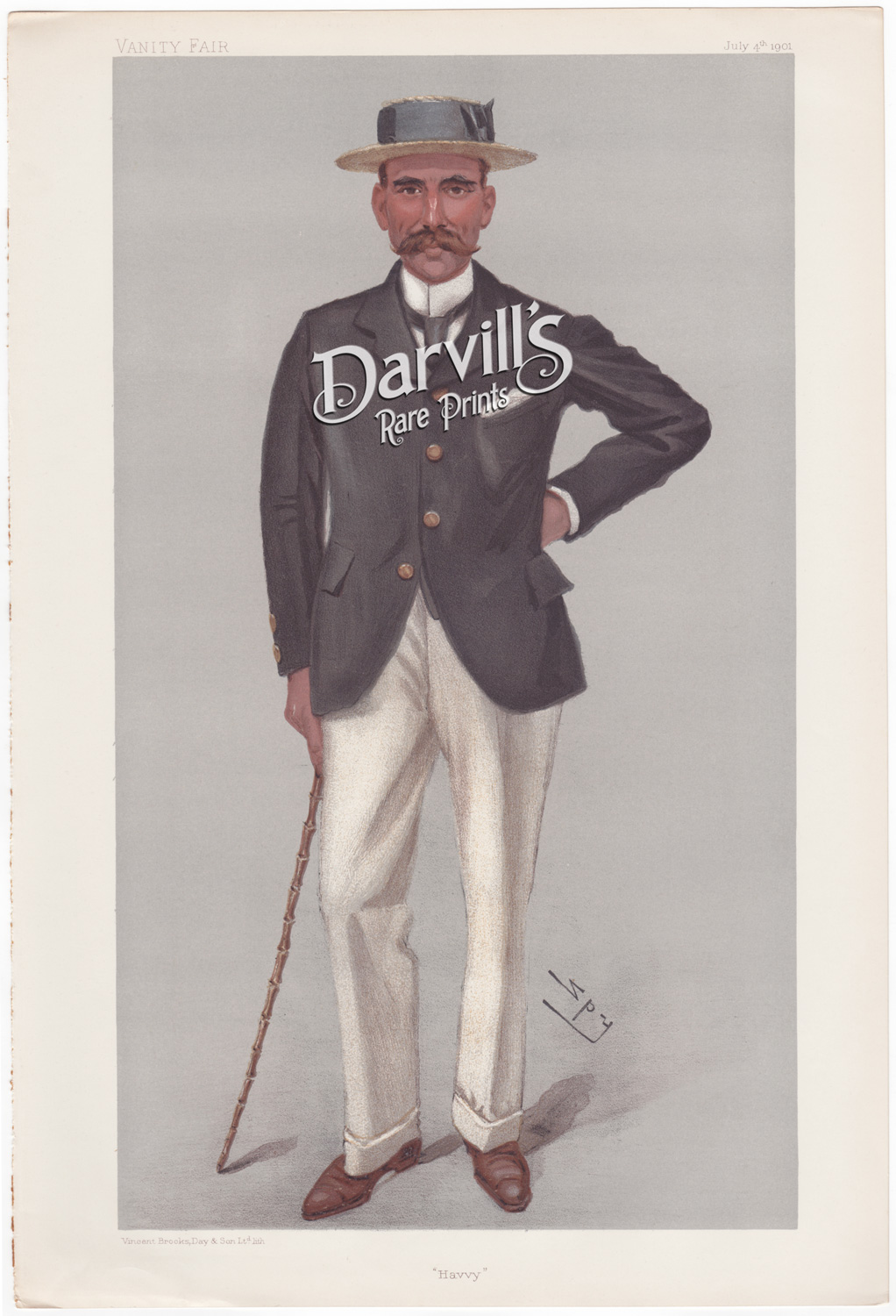 Mr. Reginald Saumarez de Havilland July 4, 1901