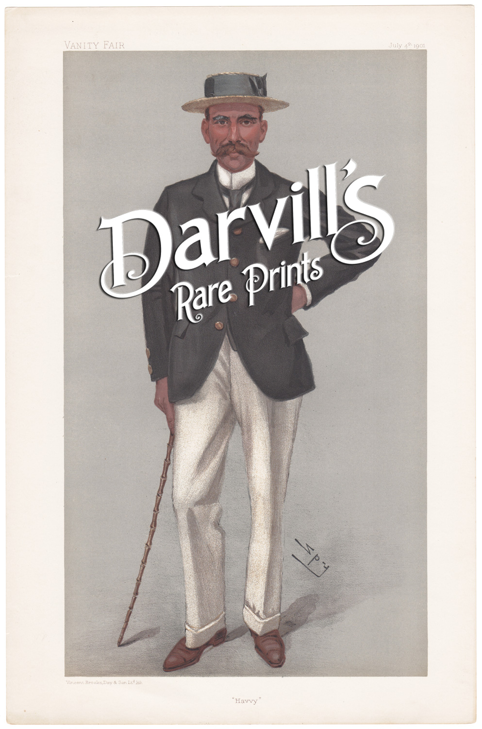 Mr. Reginald Saumarez de Havilland July 4, 1901