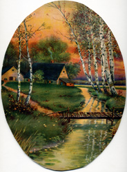 Vintage cottage art