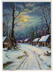 Vintage cottage, cabin, and mill scenes 1910s-1940s