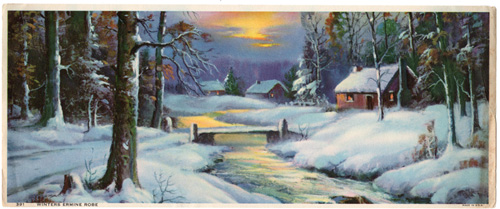 Vintage cottage, cabin, and mill scenes 1910s-1940s
