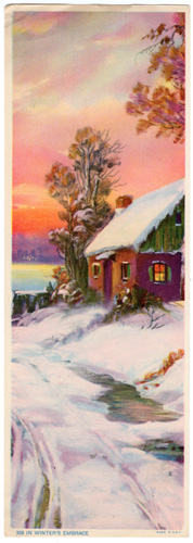 Vintage cottage, cabin, and mill scenes 1910s-1940s