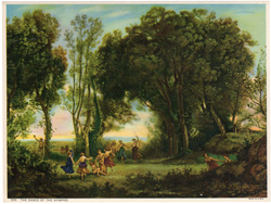 Vintage cottage, cabin, and mill scenes 1910s-1940s