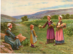 Vintage cottage, cabin, and mill scenes 1910s-1940s