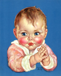 Vintage prints of babies