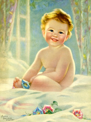 Vintage baby prints