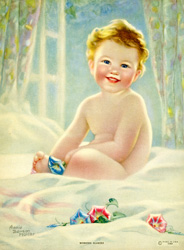 Vintage baby prints