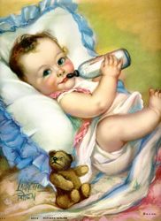 Vintage baby prints