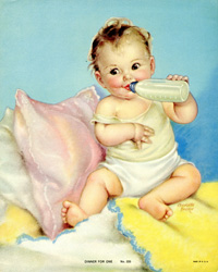 Vintage baby prints