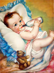 Vintage baby prints