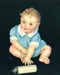 Vintage baby prints