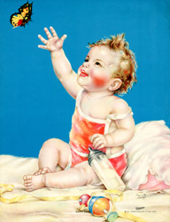 Vintage baby prints