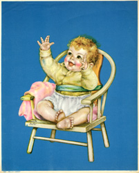 Vintage baby prints