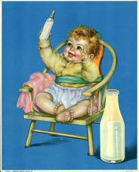 Vintage baby prints