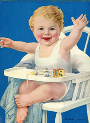 Vintage baby prints