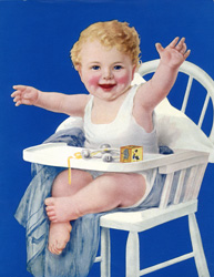 Vintage baby prints