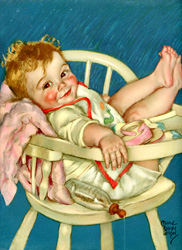 Vintage baby prints