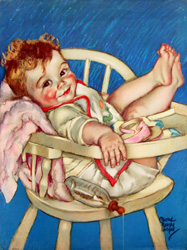 Vintage baby prints