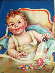 Vintage baby prints