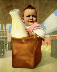 Vintage baby prints