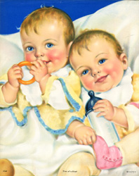 Vintage baby prints