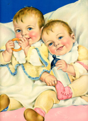 Vintage baby prints