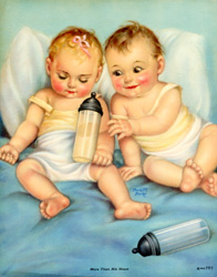 Vintage baby prints