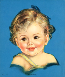 Vintage prints of babies