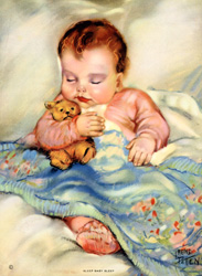 Vintage baby prints