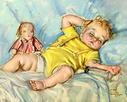 Vintage baby prints