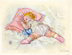 Vintage baby prints