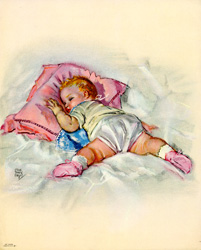 Vintage baby prints