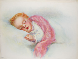 Vintage baby prints