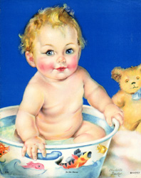 Vintage baby prints