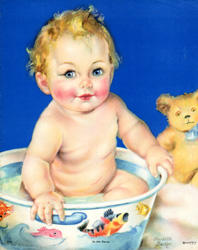 Vintage baby prints