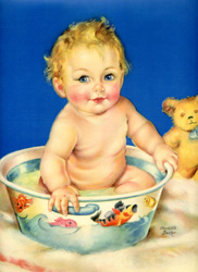 Vintage baby prints