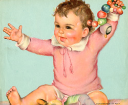 Vintage baby prints