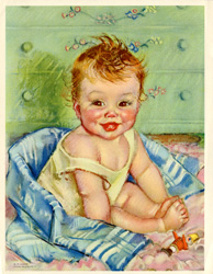 Vintage baby prints