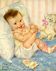 Vintage baby prints