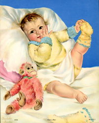 Vintage baby prints