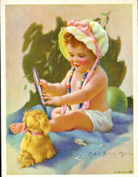 Vintage baby prints