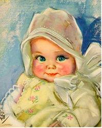 Vintage baby prints