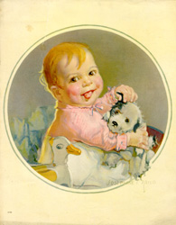 Vintage prints of babies