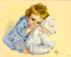 Vintage prints of babies