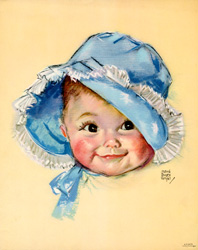 Vintage prints of babies